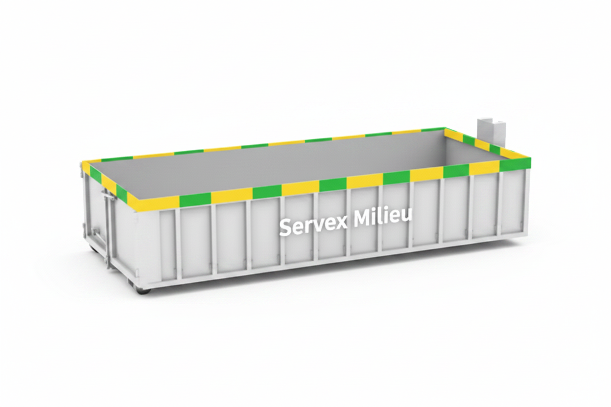 Servex Milieu rolcontainer witte achtergrond